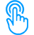 A hand clicking, Icon for SEO Services Insights.